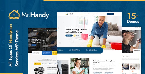 MrHandy – Handyman Services WordPress Theme