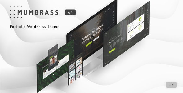 Mumbrass - Full Screen Personal Portfolio WordPress Theme