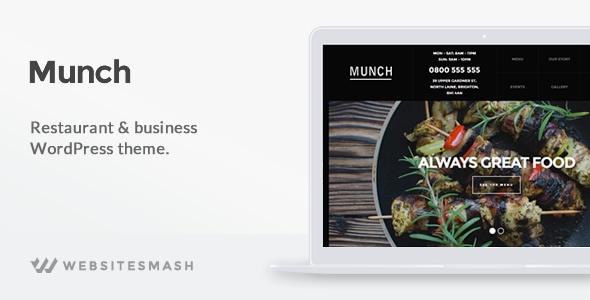 Munch - Restaurant & Business WordPress Theme