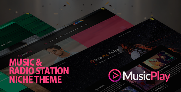 MusicPlay - Music & DJ Responsive WordPress Theme