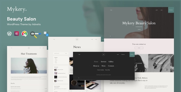 Mykery - Beauty Salon WordPress Theme