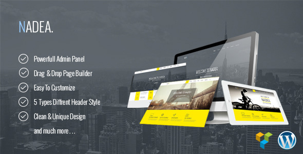 Nadea - Responsive Multi-Purpose WordPress Theme