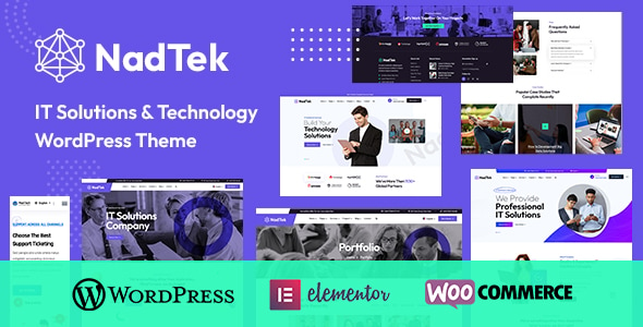 NadTek - IT Solutions & Technology WordPress Theme