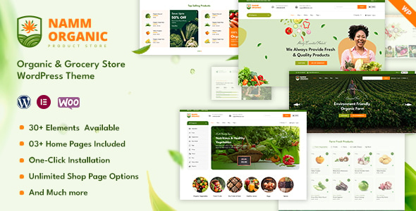 Namm - Grocery Shop WordPress Theme