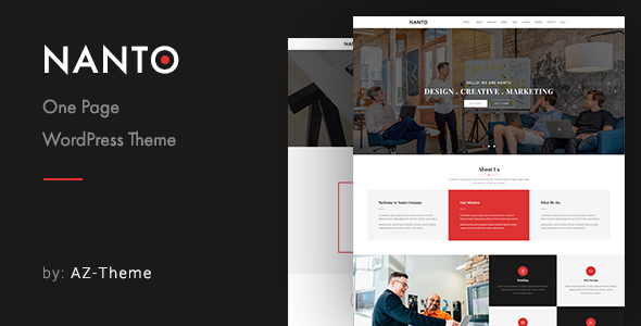 Nanto - OnePage Parallax WordPress Theme