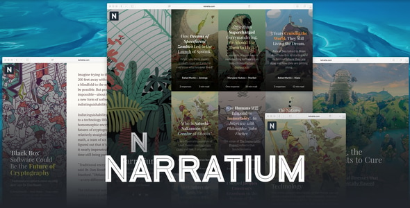 Narratium - WordPress Theme for Authors