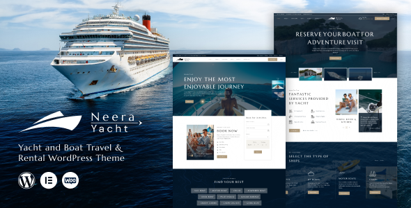 Neera - Yacht and Boat Travel & Rental WordPress Theme