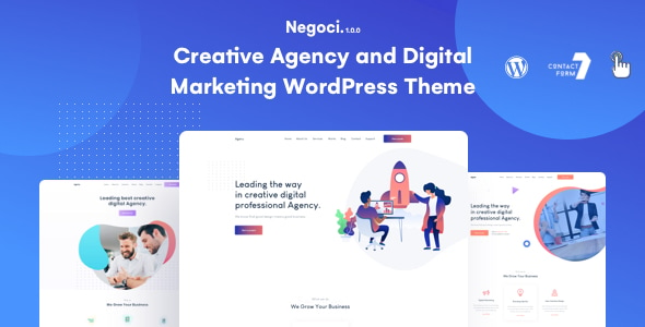 Negoci Creative Marketing WordPress Theme