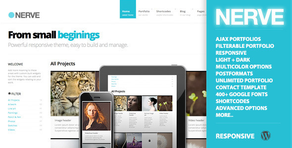 Nerve | Portfolio Theme for WordPress