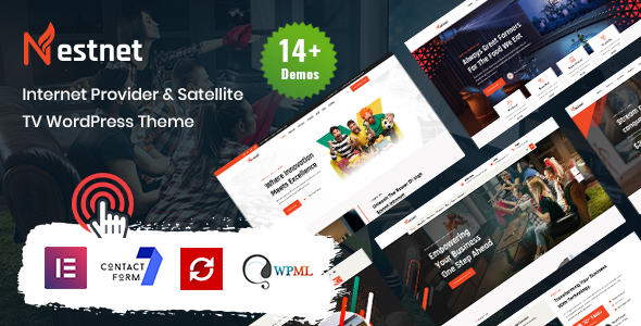 Nestnet - Internet Provider & Satellite TV WordPress Theme