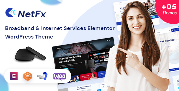 Netfx - Internet Service WordPress Theme