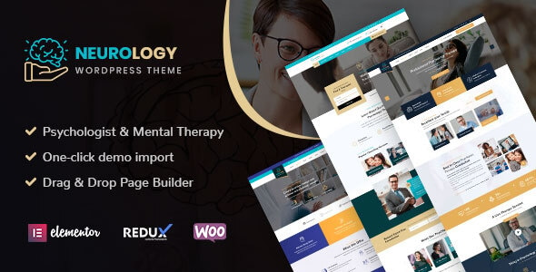 Neurology - Psychology & Counseling WordPress Theme