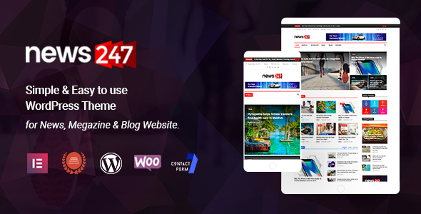 News247 - News Magazine WordPress Theme