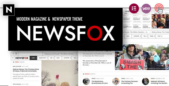 Newsfox –  Newspaper and Magazine WordPress Theme