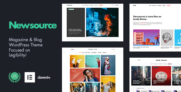 Newsource - Multi-Concept Blog & Magazine WordPress Theme