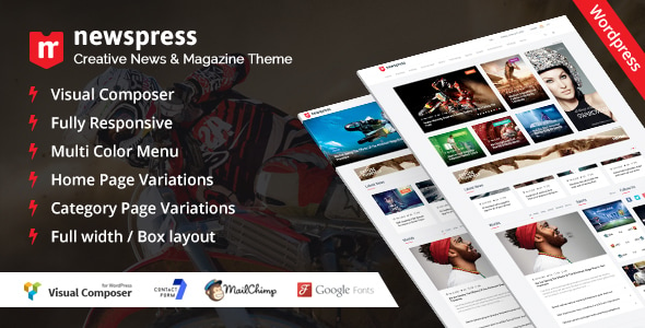 NewsPress - Responsive News / Magazine WordPress Theme