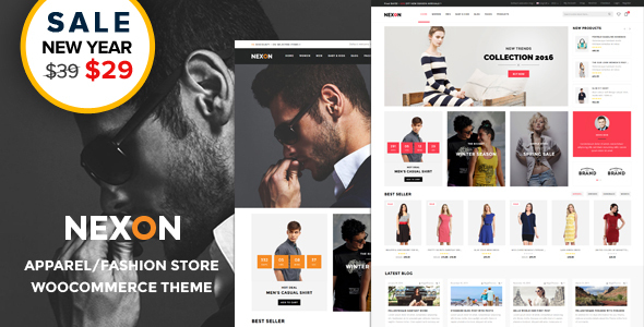 Nexon - Apparel Store Multipurpose Responsive WooCommerce WordPress Theme