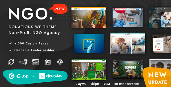 Ngo - Charity Donation WordPress Theme