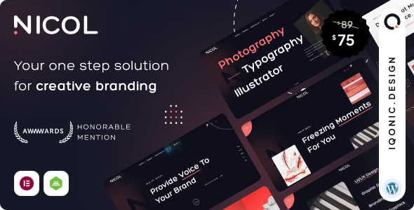 Nicol - Creative Agency WordPress Theme