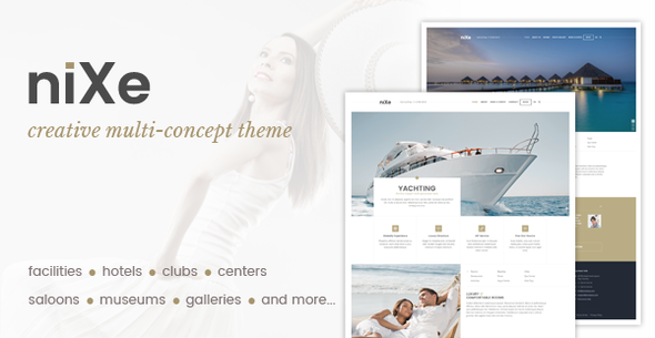 Nixe | Hotel and Yachting WordPress Theme