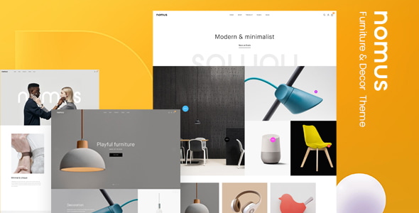 Nomus – Furniture  & Decor WooCommerce WordPress Theme