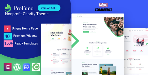 Nonprofit ProFund - Charity WordPress Theme