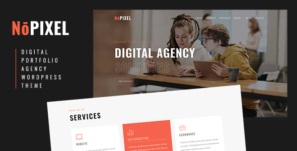 NoPixel - Portfolio Agency WordPress Theme