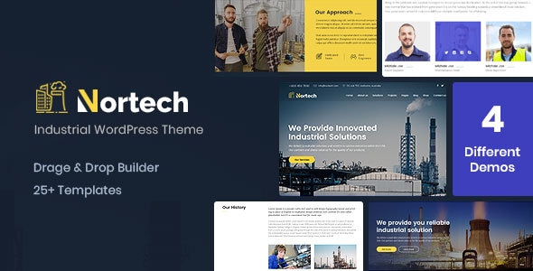 Nortech - A Industry and Engineering WordPress Theme