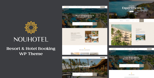 NouHotel - Resort & Hotel Booking WordPress Theme