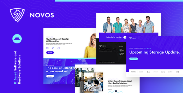 Novos | IT Company & Digital Solutions Wordpress Theme