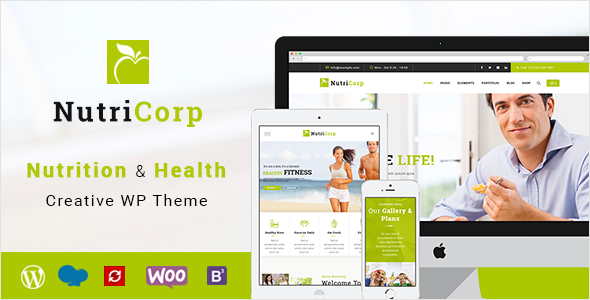 Nutricorp | Nutrition & Health Creative WordPress Theme