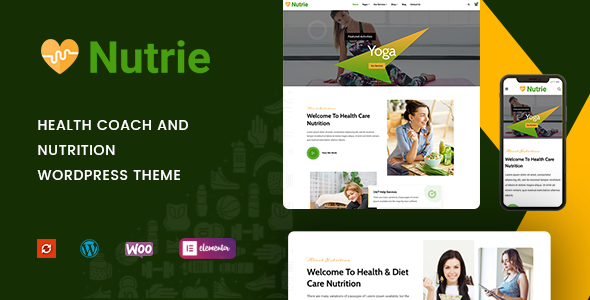 Nutrie - Health Coach and Nutrition WordPress Theme