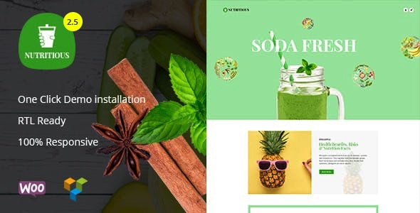 Nutritious - Vitamin Juice WooCommerce Theme