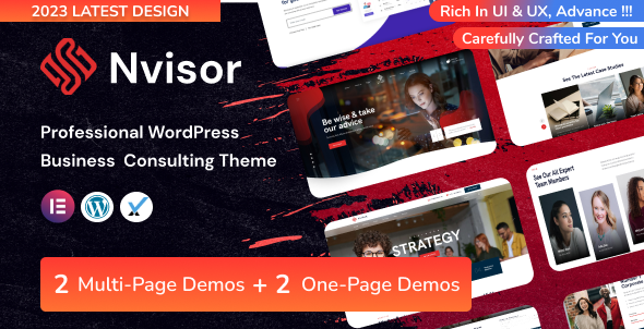 Nvisor - Business Consulting WordPress