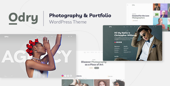 Odry - Photography WordPress Theme