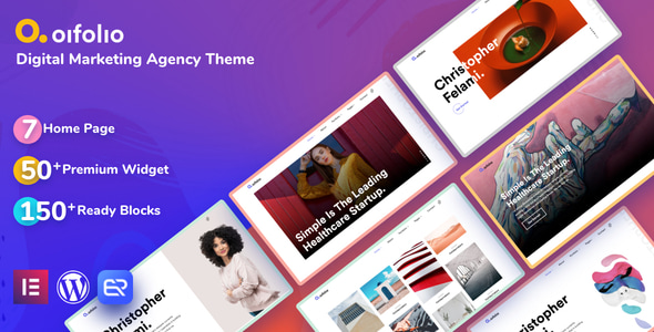 Oifolio - Digital Marketing Agency WordPress Theme