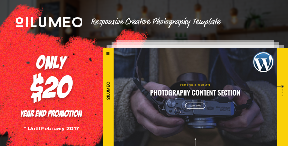 Oilumeo – Responsive Creative Photography WordPress Theme