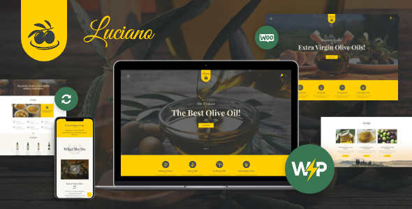 OliveOil - Oil Farm & Vinegars WordPress Theme