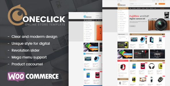 Oneclick - Multi-Purpose WooCommerce Responsive Digital Theme