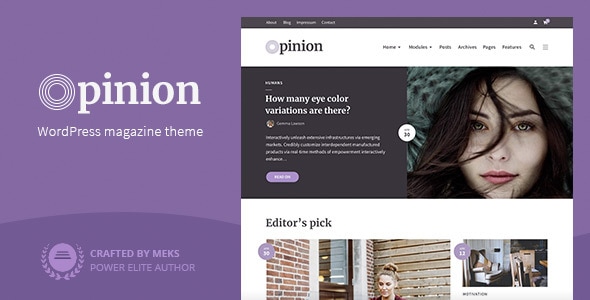 Opinion - Magazine WordPress Theme