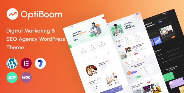 OptiBoom – Digital Marketing & SEO Agency WordPress Theme