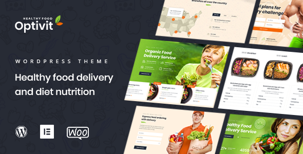 Optivit - Healthy Food Delivery WordPress Theme