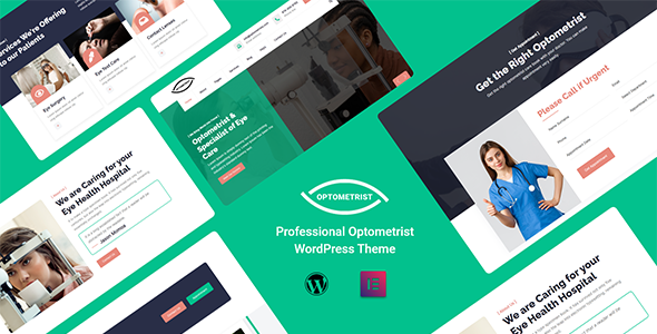 Optometrist - Optical and Eye Care WordPress Theme