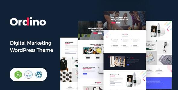 Ordino - Digital Marketing WordPress Theme