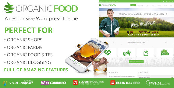 OrganicFood | Responsive WordPress Theme