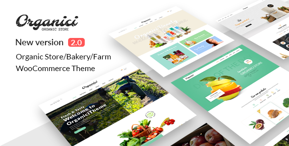 Organici - Organic Store & Bakery WooCommerce Theme