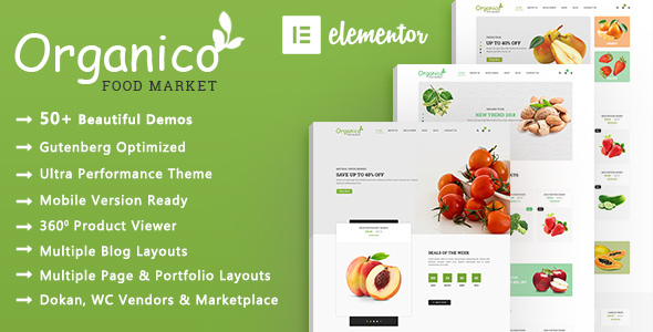 Organico | Organic Food WooCommerce WordPress Theme