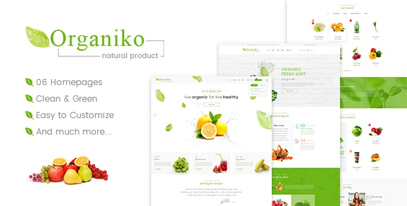 Organiko - Farm & Food Business WordPress Theme