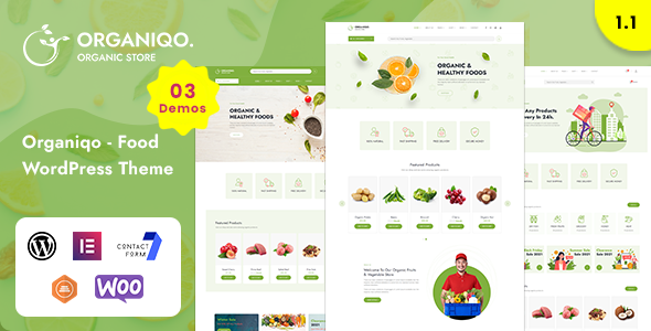 Organiqo - An Organic Store WordPress Theme