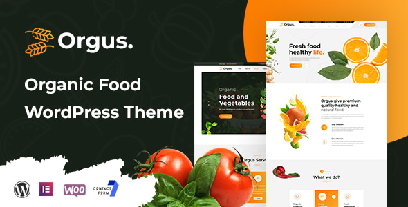 Orgus - Organic Food WooCommerce WordPress Theme